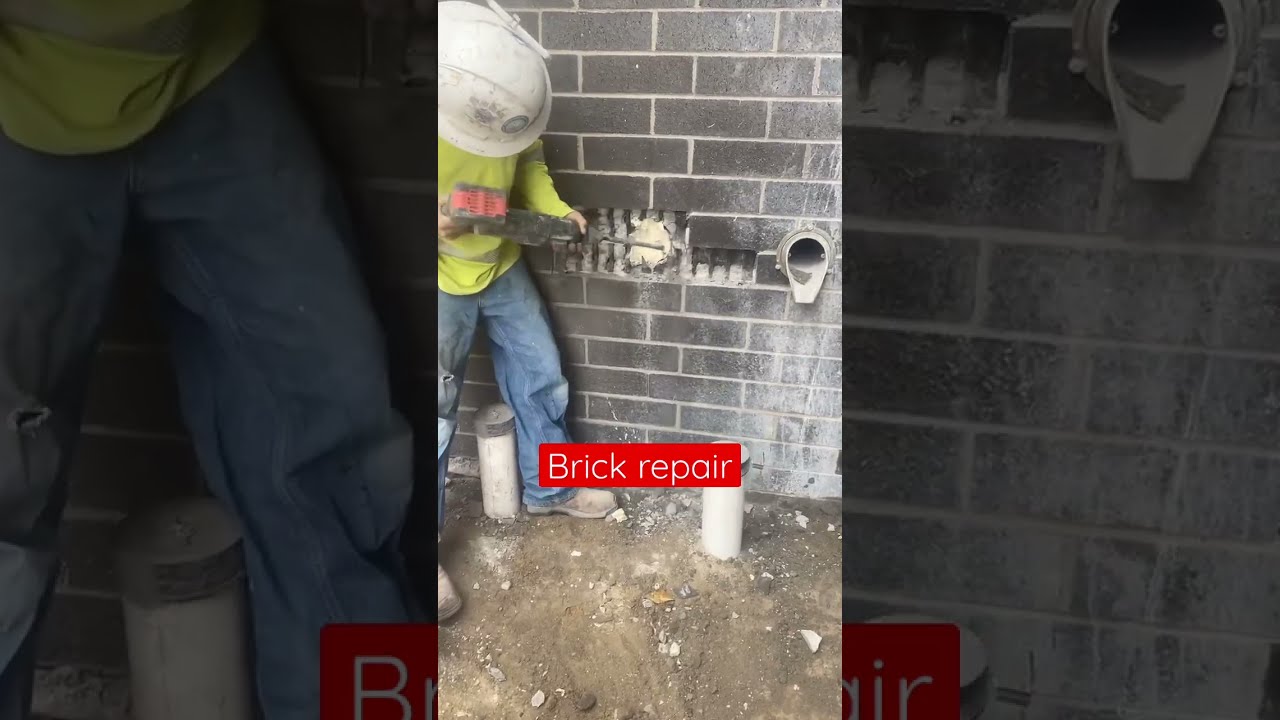 Repairing Brick Tiktok Viral Youtube Bricklaying Colorado Construction Masonry