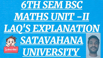 6th sem maths (analytical solid geometry) unit -2 LAQ