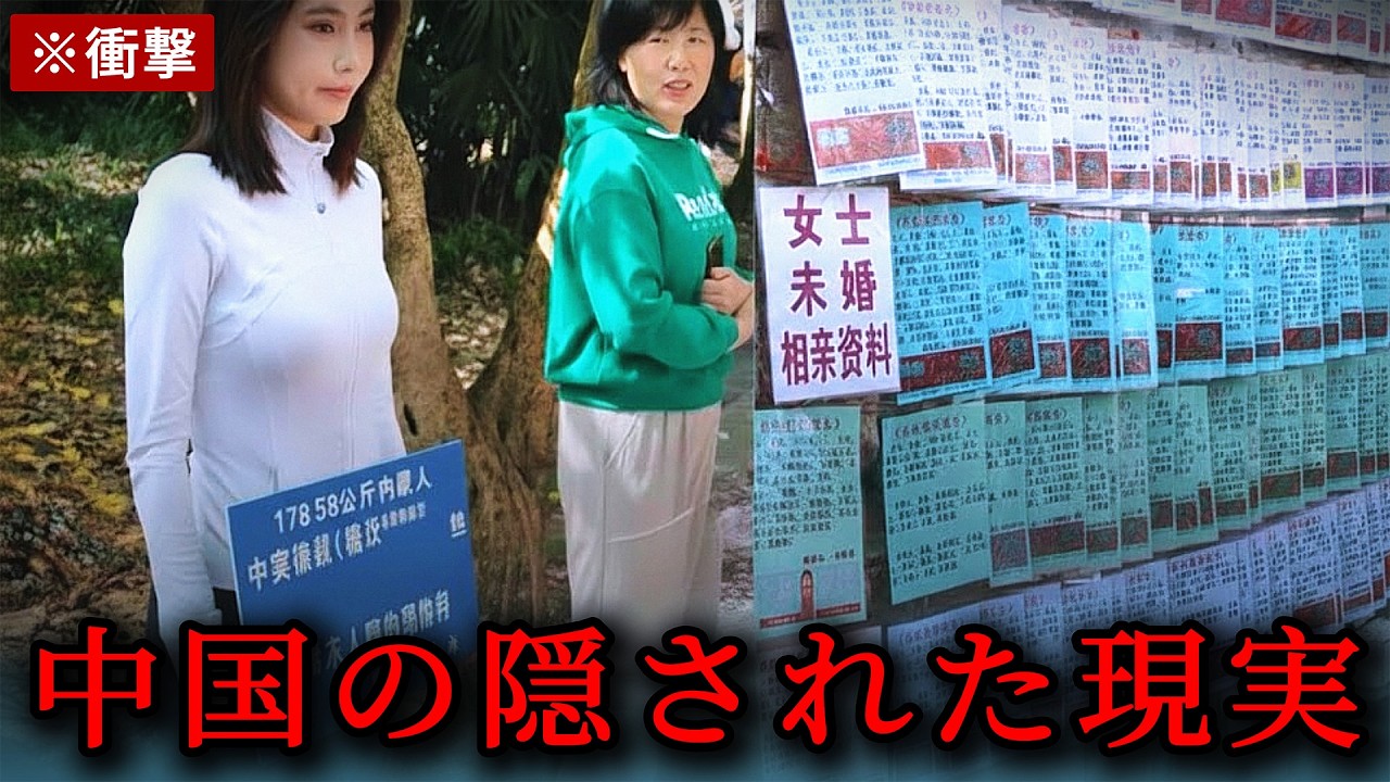 【衝撃】中国で隠された禁断の映像..🔥 中国の“剩女”が涙の婚活──天価の結納金から閉経まで誰にも選ばれず？お見合い市場は値札だらけ、それでも誰も引き受けない。北京・上海・深圳で未婚女性が急増