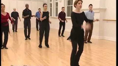 Salsa Basic Crossover Steps danced to music 18/22