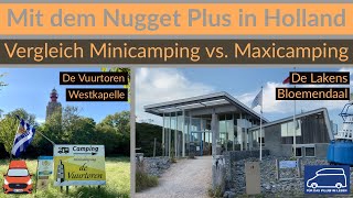 Minicamping vs. Maxicamping in Holland 🇳🇱 De Vuurtoren vs. De Lakens | Zeeland oder Noord-Holland screenshot 3