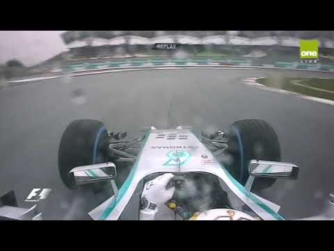F1 Malaysia 2014 pole lap with Lewis Hamilton
