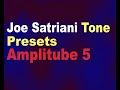Joe Satriani Как Создать звук preset в AmpliTube 5
