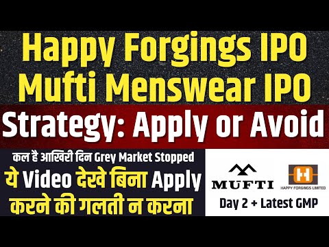 बिना देखे Apply मत कर देना🔥Happy Forgings IPO 