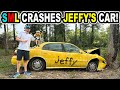 SML CRASHES JEFFY&#39;S CAR!