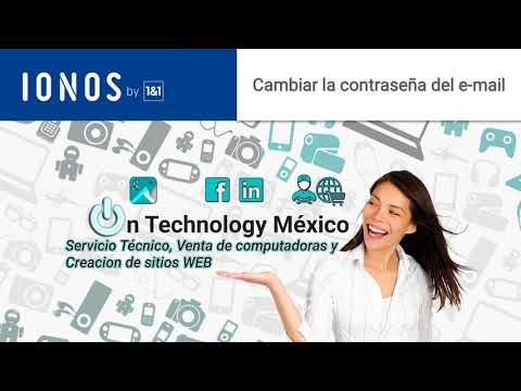 Tutorial ionos webmail (cambio contraseña)