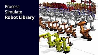 Tecnomatix Process Simulate cloud-based robot library