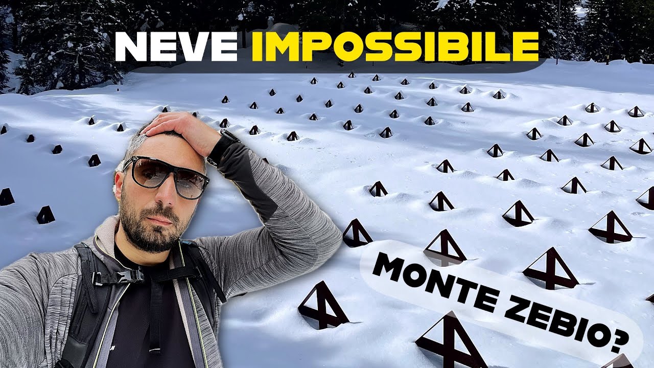 𝗕𝗔𝗧𝗧𝗢 𝗧𝗥𝗔𝗖𝗖𝗜𝗔 𝗗𝗔 𝗦𝗢𝗟𝗢 nella neve ❄️ per provare a salire sul MONTE ZEBIO