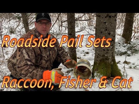 Easy Roadside Pail / Bucket sets for Fisher, Cat & Coon