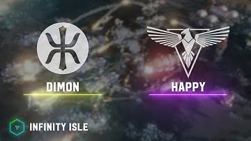Dimon(E) vs Happy(A) - Infinity Isle - Red Alert 3