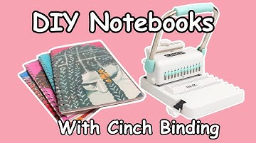 DIY Notebooks | How To Make Notebooks With Cinch Binding Machine | A5 Book Binding