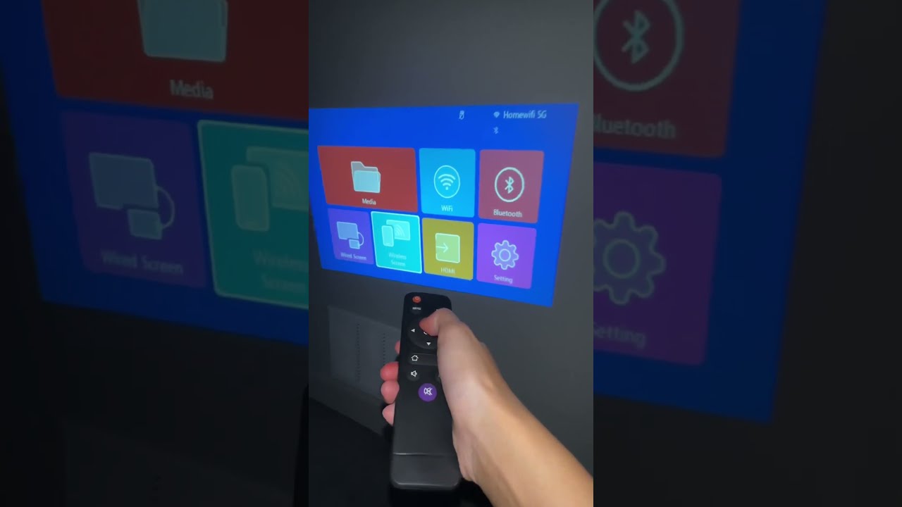 Connect To Any Device Wirelessly Is A Breeze Datenight Projector Movielover Musthaves