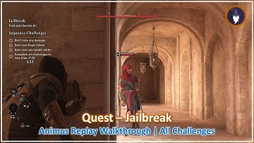 AC MIRAGE VALLEY OF MEMORY DLC | JAILBREAK - SEQUENCE REPLAY [ALL CHALLENGES]