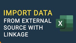 How To Import Data From An External Data Source In Excel