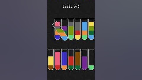 water sort puzzle - level 543