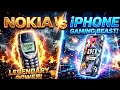 100M year old Nokia vs 1year old Samsung 💀|2 legend phone crecter fight movie😨