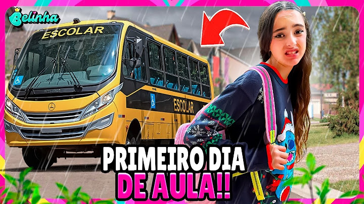 ROUTINE OF MY FIRST DAY OF SCHOOL (IT RAINED A LOT AND BELINHA GOT WET) - BELINHA'S CHANNEL