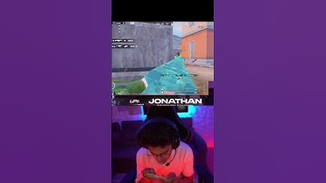 Jonathan Hacker Like Reflex 1v4 Clutch 😮! Hacker Or Wott 😱 #shorts #jonathangaming