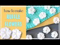 How to pipe ruffle flowers with royal icing