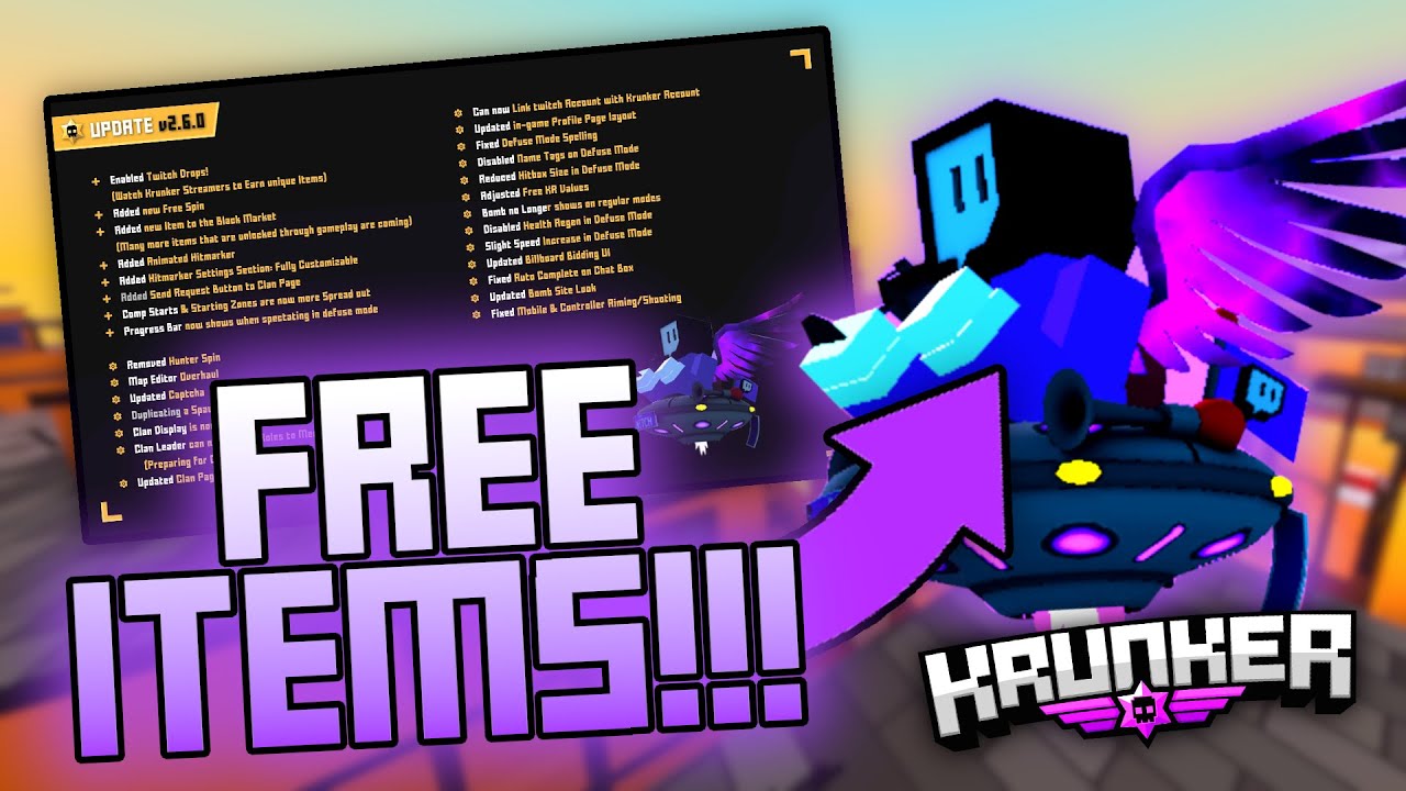 How To Get Free Items In Krunker By Watching Streamers Twitch Drops Easy Krunker Io News Youtube