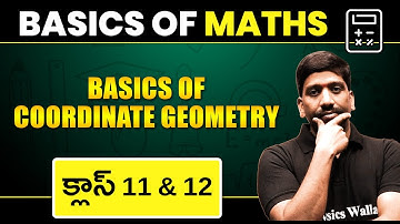 Basics Of Coordinate Geometry | Basics Of Maths | Class 11 & 12 | AP & TS Boards