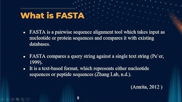 Clustal W& FASTA Sequence
