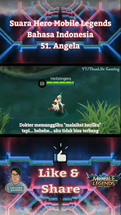 Suara Hero Angela Bahasa Indonesia | Mobile Legends #mobilelegendsid #shorts #mlbb