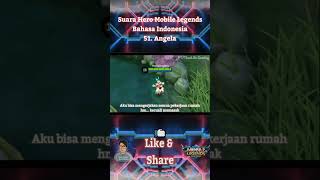 Suara Hero Angela Bahasa Indonesia | Mobile Legends #mobilelegendsid #shorts #mlbb