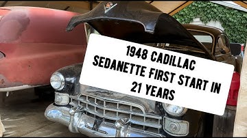 1948 Cadillac FIRST START IN 21 YEARS! #1948cadillac #WILLITRUN #WILLITSTART #1948cadillacfastback