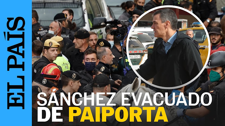 DANA ESPAÑA | "¡Se lo comen!": Momento en el que Pedro Sánchez abandona la comitiva en Paiporta
