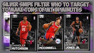 NBA2K19 - WHAT SILVERS TO SNIPE TO MAKE THE MOST MT - MAKE TONS OF MT WITH THIS FILTER BREAKDOWN!!