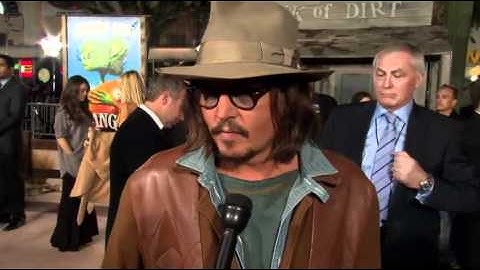Rango - Johnny Depp Interview at the Premiere