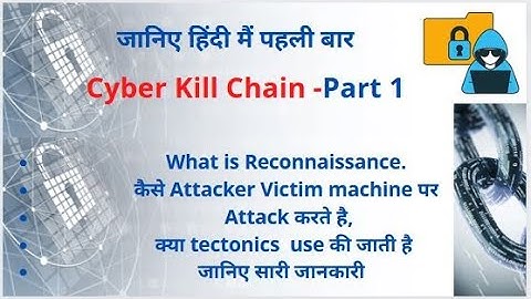 Cyber Kill Chain Concept || Cyber kill chain Methodology || Cyber Security in Hindi- All in One