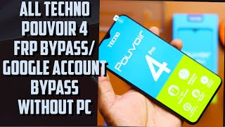 Techno pouvoir 4 frp Bypass/google account unlock