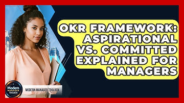 OKR Framework: Aspirational Vs. Committed Explained For Managers - Modern Manager Toolbox