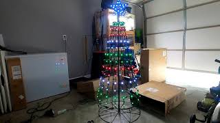 #Christmas Santa's Best Multi-Function Pixel Tree