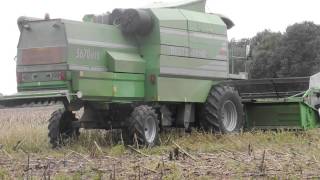 moissonneuse deutz fahr 5670hts moisson tournesol