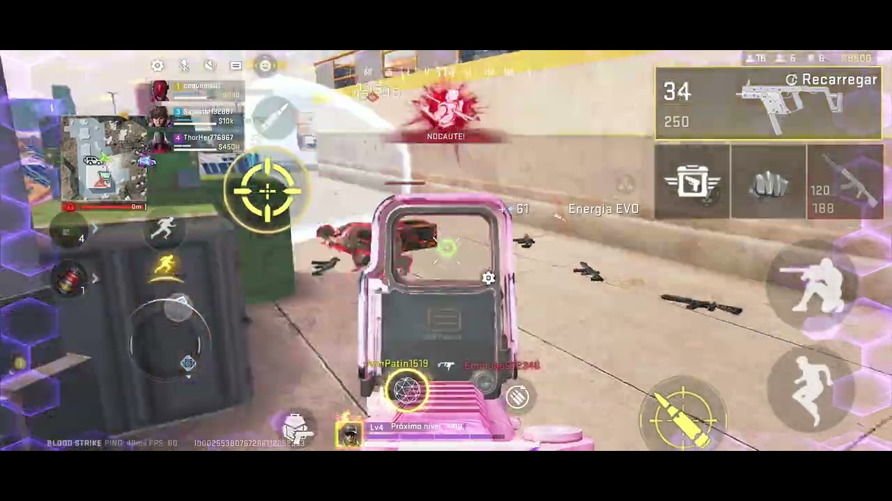 Partidinha de blood strike