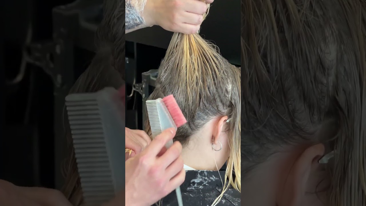 Colando cor nesse cabelo! 