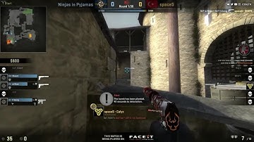 Calyx ace with 1v3 clutch vs. NIP | PGL MAJOR KRAKOW 2017 EUROPE MINOR CLOSED QUALIFER