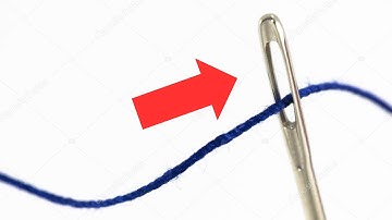 EASIEST WAY TO THREAD A NEEDLE - Needle Threading Hack - MAGIC