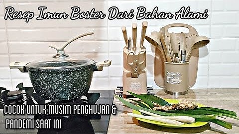 Masakan Sederhana Yang Baik Untuk Imun Boster/Buat Wedang Jahe Sereh Pandan dengan Panci Gohappy
