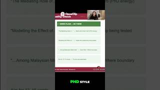 Crafting a PhD Thesis Title That Doesn't Bore Your Examiners #shorts  #youtubeshorts