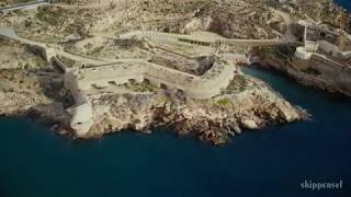 Крепость в Картахене. Castle in Cartagena.