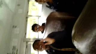 Doing the Harlem shake on the bus lol .