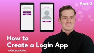 How to Create an Advanced Login App with React native 2024 part 2 Profile