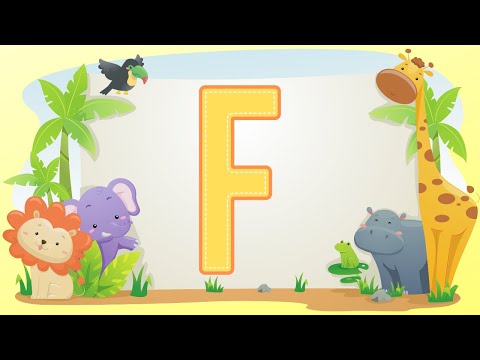 F Harfi İle Başlayan Hayvanlar - Eğlenceli Çocuk Videosu