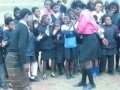 Young Xhosa girls dancing
