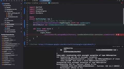 "An NSManagedObject of class 