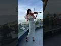 Songs My Mother Taught Me ❤️🎶 Dvořák | Violin Cover 🎻 Hotel Belvoir, Rüschlikon #Shorts